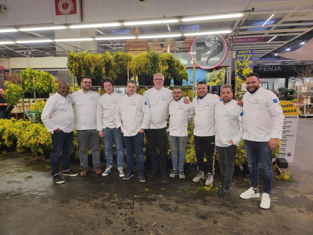 Motivation Trip Paris chefs visiting Rungis International market for fresh fruits, vegetables and local produces